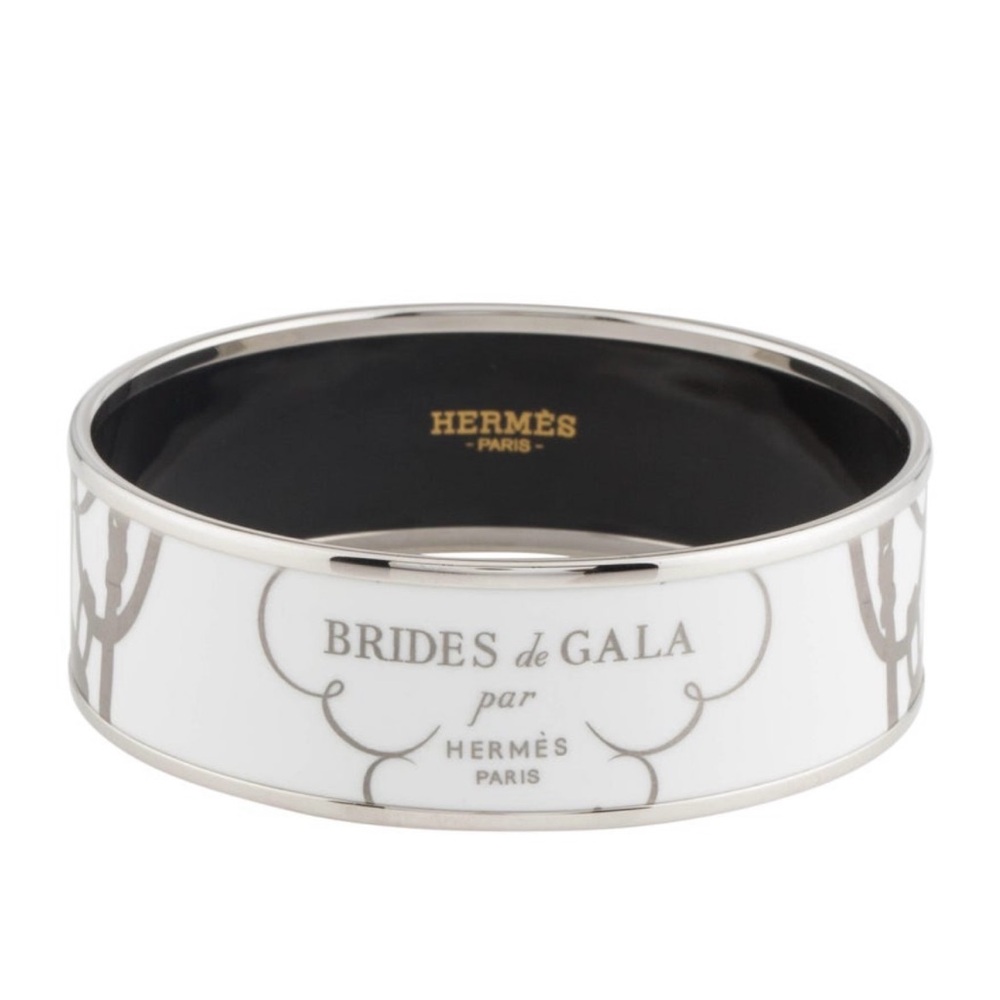 Hermès Brides de Gala Wide Enamel Bangle